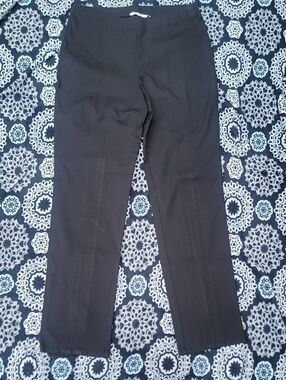 Isaac Mizrahi LIVE Black Pull-On Stretch Pants Size 10